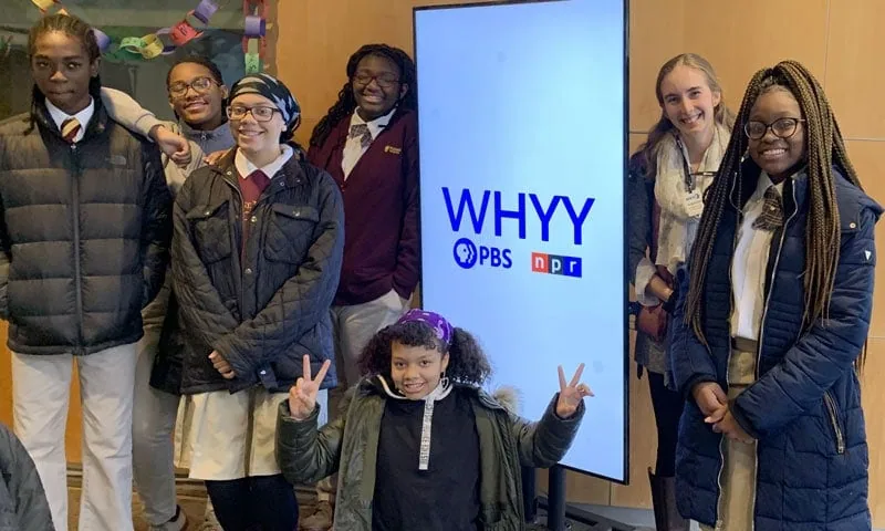 Student Journalists Took to the Streets with WHYY