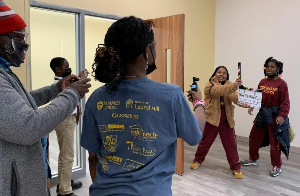 Students Make Films with Filmmaker André Robert Lee